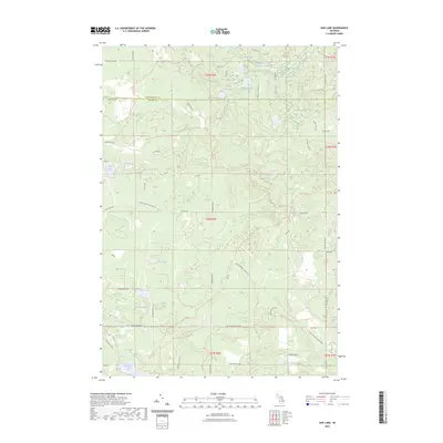 2023 Map of Oak Lake, 2023 Print