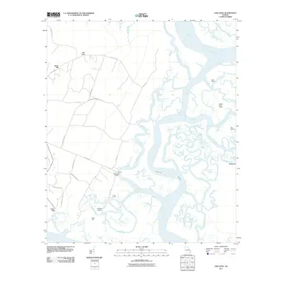 2011 Map of Oak Level, 2011 Print
