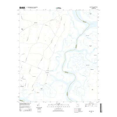 2014 Map of Oak Level, 2014 Print