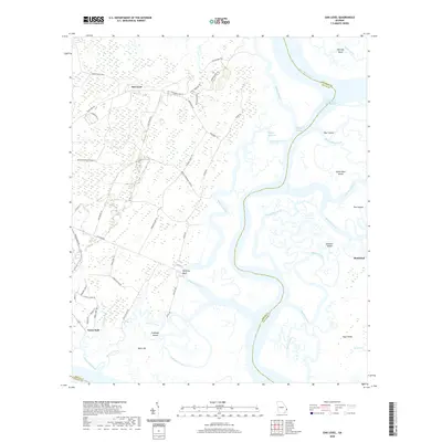 2020 Map of Oak Level, 2020 Print