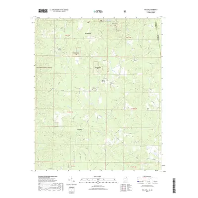 2018 Map of Oak Level, 2018 Print