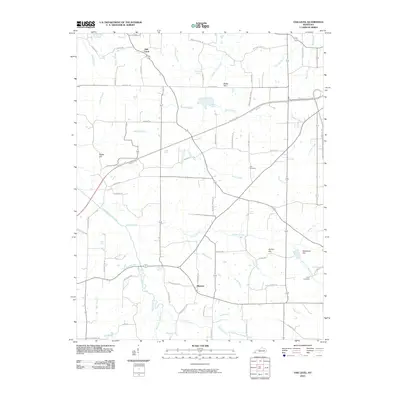 2010 Map of Oak Level, 2010 Print