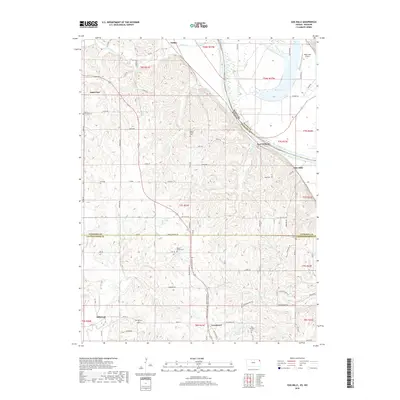 2018 Map of Oak Mills, 2018 Print