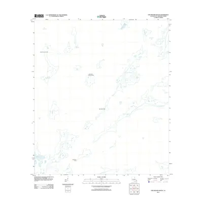 2012 Map of Oak Mound Bayou, 2012 Print
