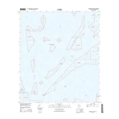 2015 Map of Oak Mound Bayou, 2015 Print