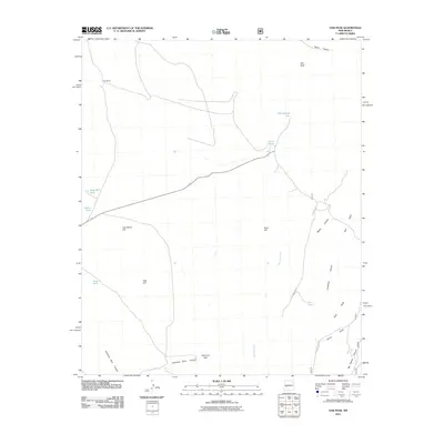 2011 Map of Oak Peak, 2011 Print
