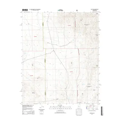 2013 Map of Oak Peak, 2013 Print
