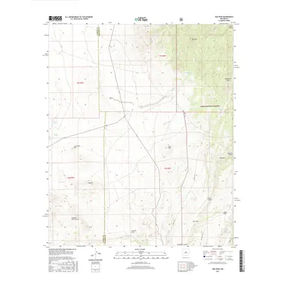 2017 Map of Oak Peak, 2017 Print
