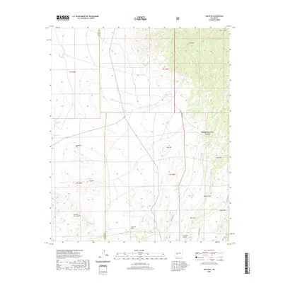 2020 Map of Oak Peak, 2020 Print