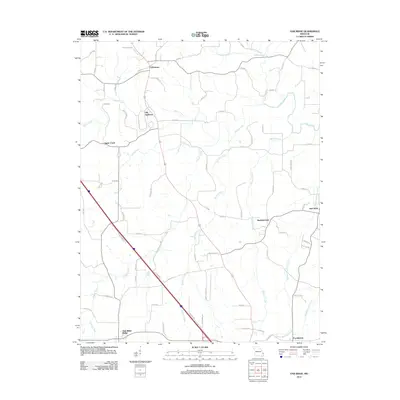 2012 Map of Oak Ridge, 2012 Print