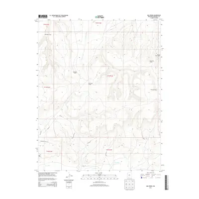 2013 Map of Oak Spring, 2013 Print