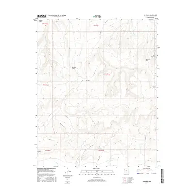 2017 Map of Oak Spring, 2017 Print