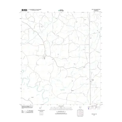 2012 Map of Oak Vale, 2012 Print