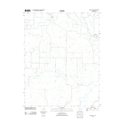 2012 Map of Oak Valley, 2012 Print