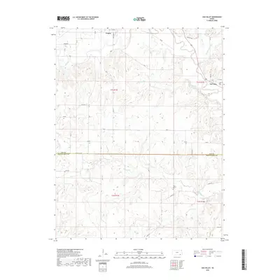 2018 Map of Oak Valley, 2018 Print