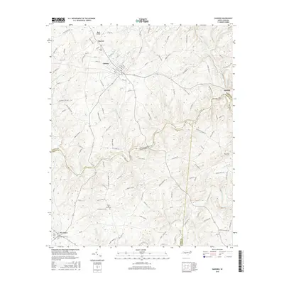 2016 Map of Oakboro, 2016 Print