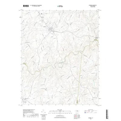 2019 Map of Oakboro, 2019 Print