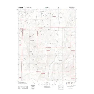 2013 Map of Oakbrush Hill, 2013 Print