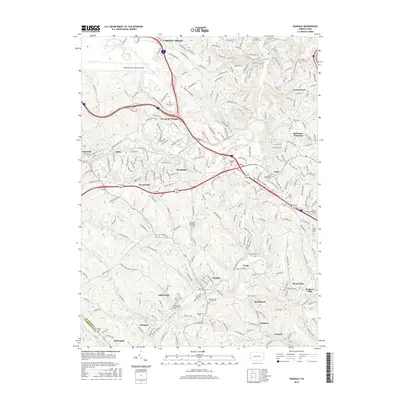 2016 Map of Oakdale, 2016 Print