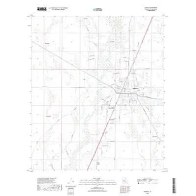 2018 Map of Oakdale, 2018 Print