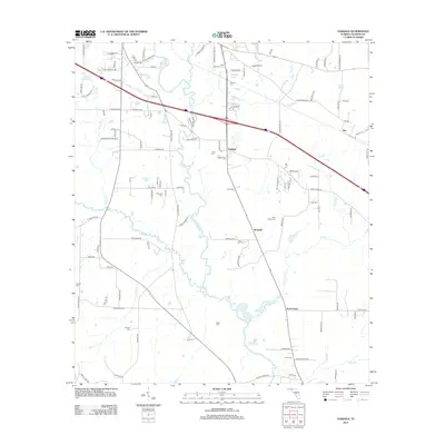 2012 Map of Oakdale, 2012 Print