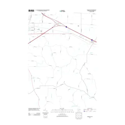 2013 Map of Oakdale, 2013 Print