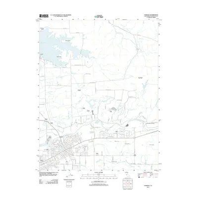 2012 Map of Oakdale, 2012 Print