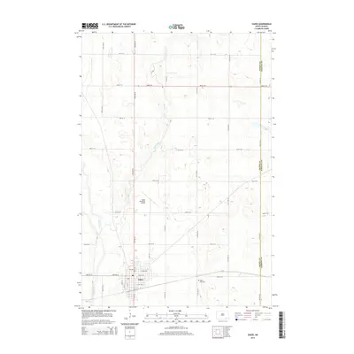 2014 Map of Oakes, 2014 Print