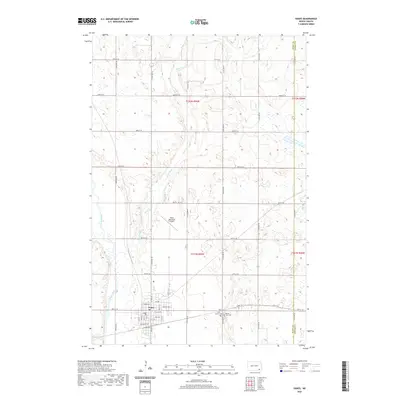 2020 Map of Oakes, 2020 Print
