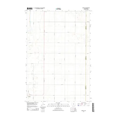 2014 Map of Oakes SE, 2014 Print