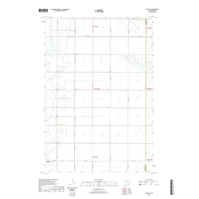 2018 Map of Oakes SE, 2018 Print