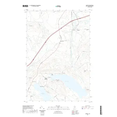 2021 Map of Oakfield, 2021 Print