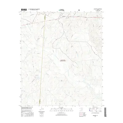 2016 Map of Oakhurst, 2016 Print