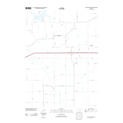 2013 Map of Oakland Acres, 2013 Print