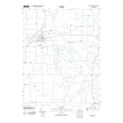 2010 Map of Oakland City, 2010 Print