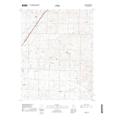 2017 Map of Oakland, 2017 Print