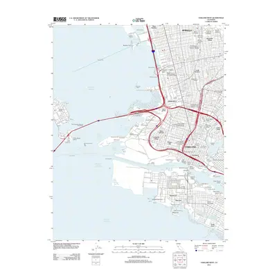 2012 Map of Oakland West, 2012 Print