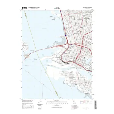 2015 Map of Oakland West, 2015 Print