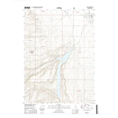 2017 Map of Oakley, 2017 Print