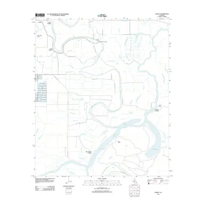 2012 Map of Oakley, 2012 Print