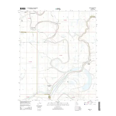2015 Map of Oakley, 2015 Print