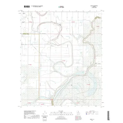 2018 Map of Oakley, 2018 Print