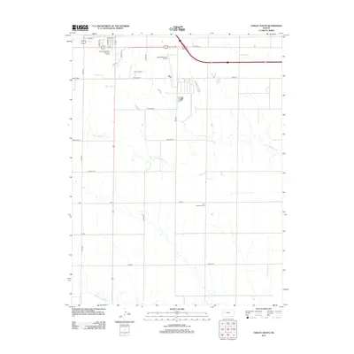 2012 Map of Oakley South, 2012 Print