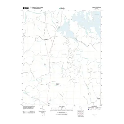 2011 Map of Oakman, 2011 Print