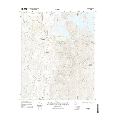 2017 Map of Oakman, 2017 Print