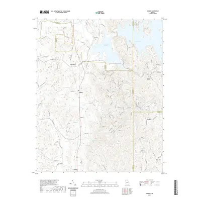 2020 Map of Oakman, 2020 Print