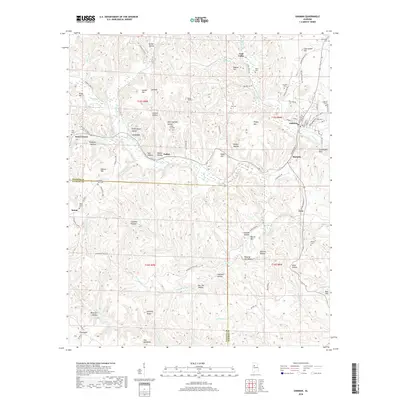 2018 Map of Oakman, 2018 Print