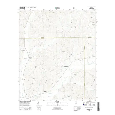 2014 Map of Oakmulgee, 2014 Print