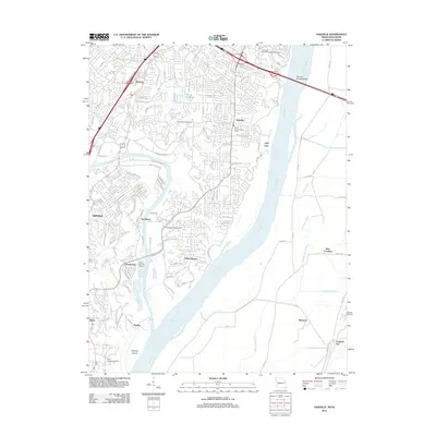 2012 Map of Oakville, 2012 Print