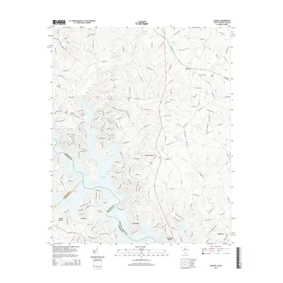 2014 Map of Oakway, 2014 Print